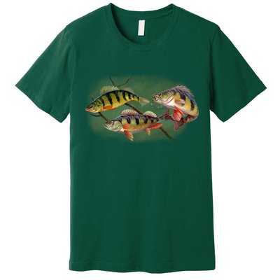 Perch Wild Life Fish Premium T-Shirt