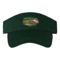 Perch Wild Life Fish Valucap Bio-Washed Visor