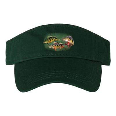 Perch Wild Life Fish Valucap Bio-Washed Visor