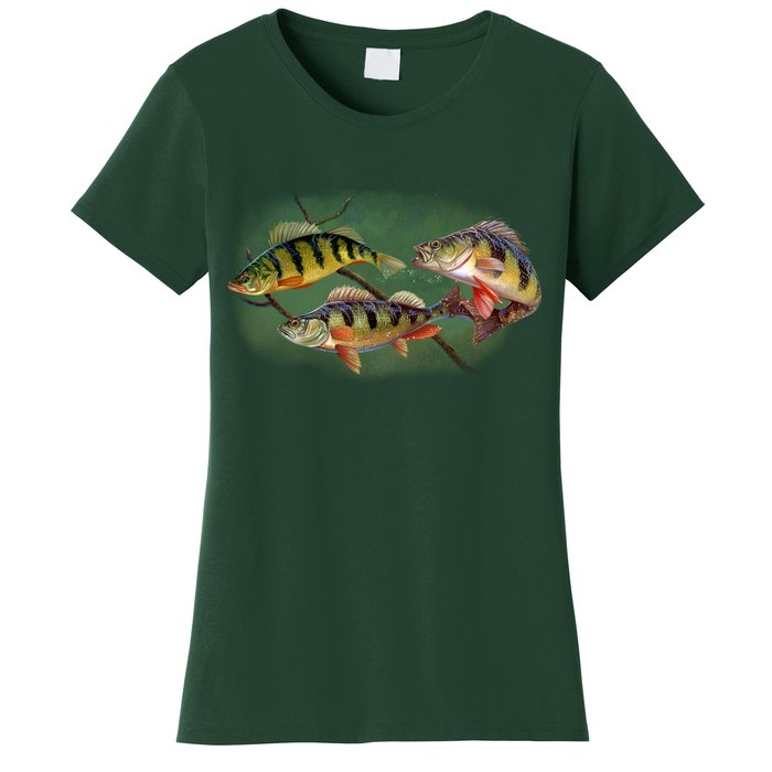 Perch Wild Life Fish Women's T-Shirt