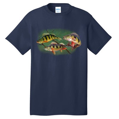 Perch Wild Life Fish Tall T-Shirt