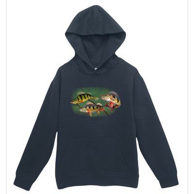 Perch Wild Life Fish Urban Pullover Hoodie