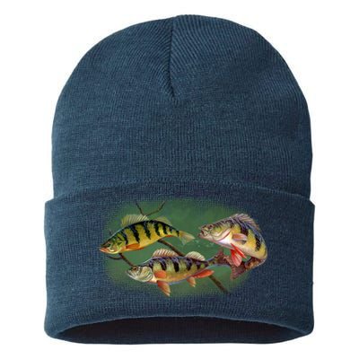 Perch Wild Life Fish Sustainable Knit Beanie