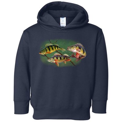 Perch Wild Life Fish Toddler Hoodie