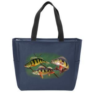 Perch Wild Life Fish Zip Tote Bag