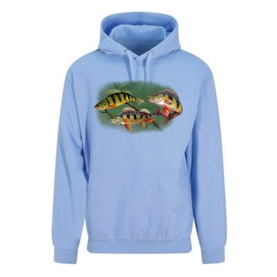 Perch Wild Life Fish Unisex Surf Hoodie