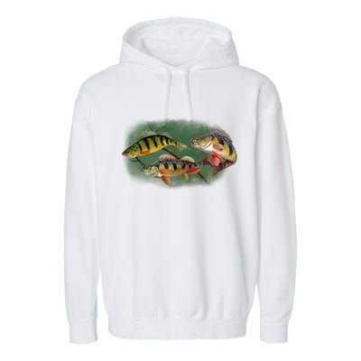 Perch Wild Life Fish Garment-Dyed Fleece Hoodie