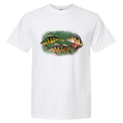 Perch Wild Life Fish Garment-Dyed Heavyweight T-Shirt