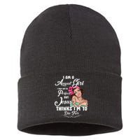 Perfect August Girl Jesus Thinks I'm To Die For Sustainable Knit Beanie