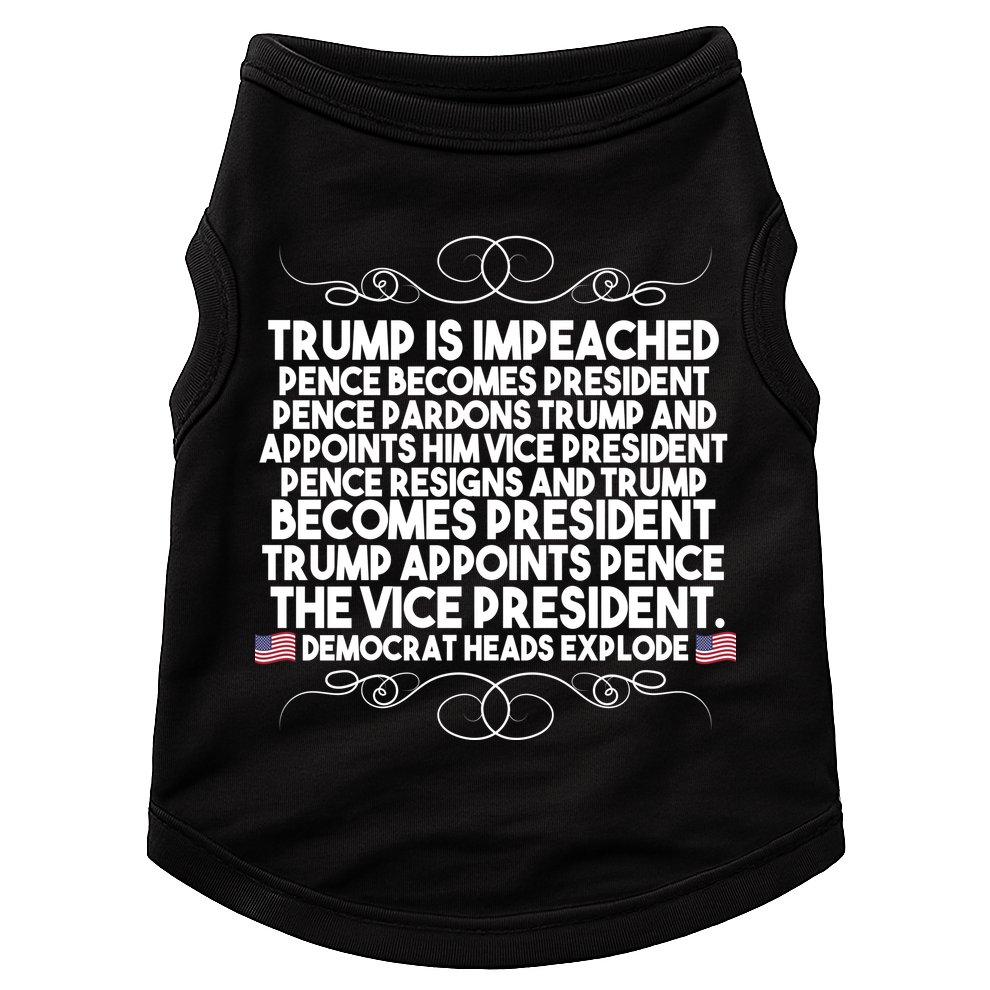 Perfection Pro Trump Impeached Doggie Tank