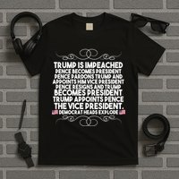Perfection Pro Trump Impeached T-Shirt