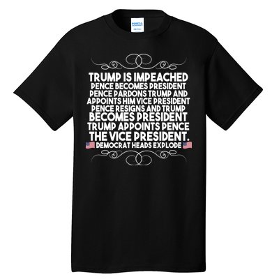 Perfection Pro Trump Impeached Tall T-Shirt