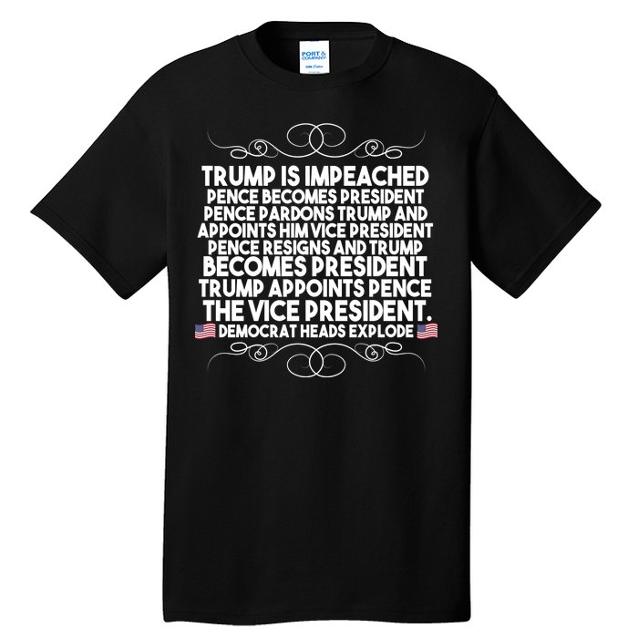 Perfection Pro Trump Impeached Tall T-Shirt