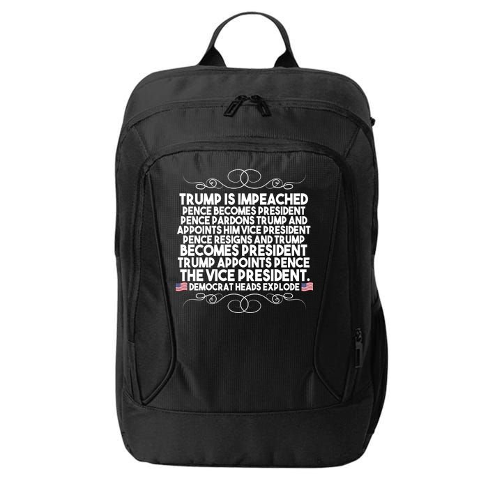 Perfection Pro Trump Impeached City Backpack