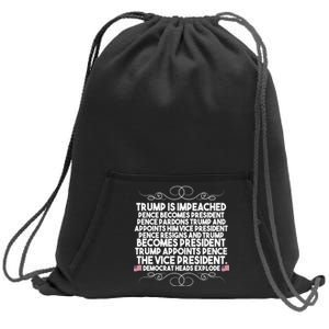 Perfection Pro Trump Impeached Sweatshirt Cinch Pack Bag