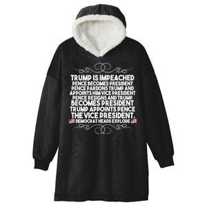 Perfection Pro Trump Impeached Hooded Wearable Blanket