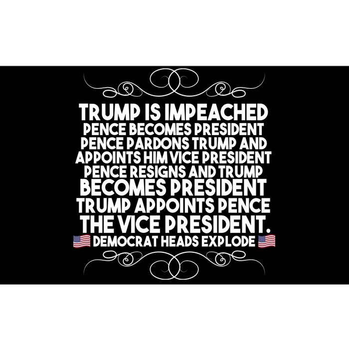 Perfection Pro Trump Impeached Bumper Sticker