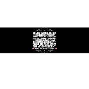 Perfection Pro Trump Impeached Bumper Sticker