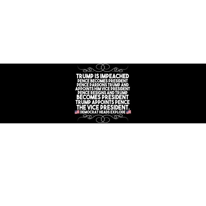 Perfection Pro Trump Impeached Bumper Sticker