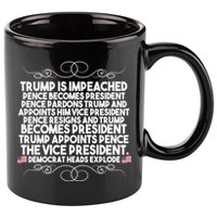 Perfection Pro Trump Impeached 11oz C Handle Ceramic Mug