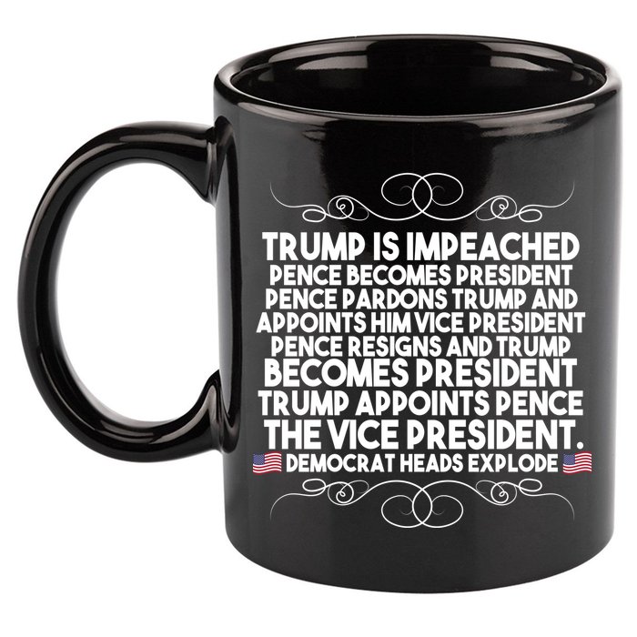 Perfection Pro Trump Impeached 11oz C Handle Ceramic Mug