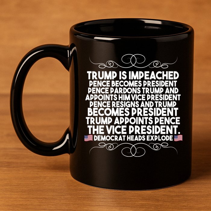 Perfection Pro Trump Impeached 11oz C Handle Ceramic Mug