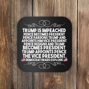 Perfection Pro Trump Impeached Coaster