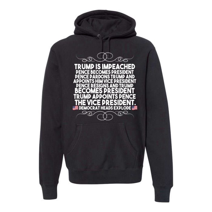 Perfection Pro Trump Impeached Premium Hoodie