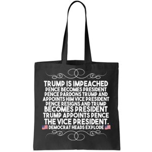 Perfection Pro Trump Impeached Tote Bag