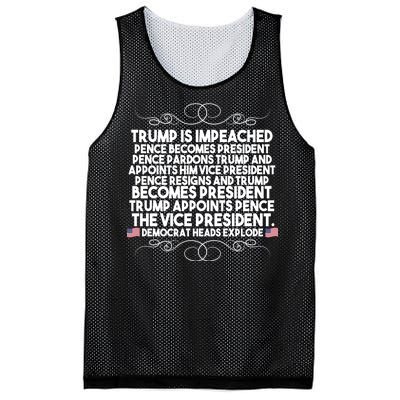 Perfection Pro Trump Impeached Mesh Reversible Basketball Jersey Tank