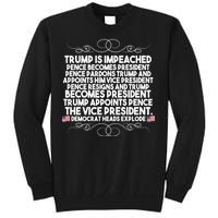 Perfection Pro Trump Impeached Tall Sweatshirt