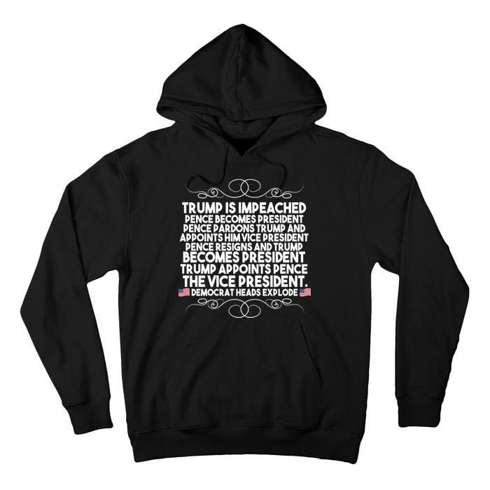 Perfection Pro Trump Impeached Tall Hoodie