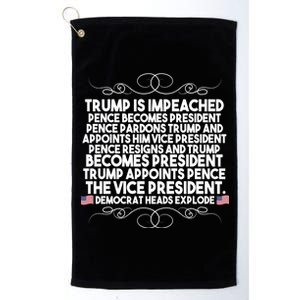 Perfection Pro Trump Impeached Platinum Collection Golf Towel