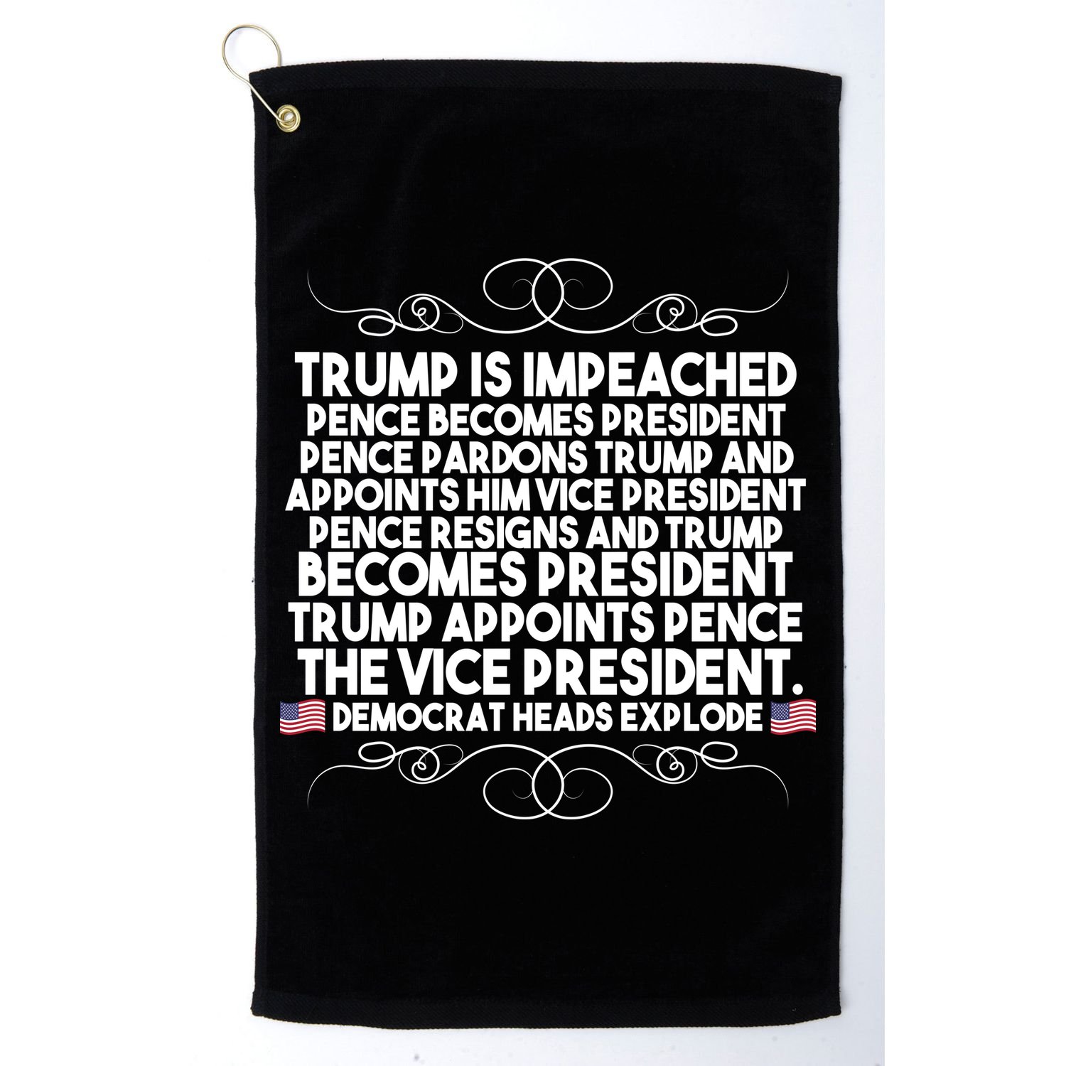 Perfection Pro Trump Impeached Golf Towel