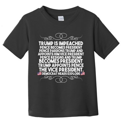 Perfection Pro Trump Impeached Toddler T-Shirt