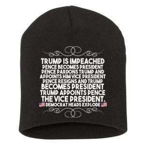 Perfection Pro Trump Impeached Short Acrylic Beanie