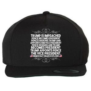 Perfection Pro Trump Impeached Wool Snapback Cap