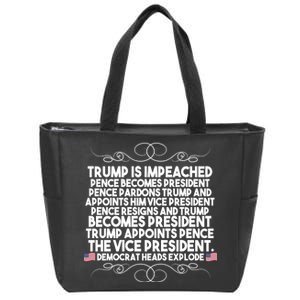 Perfection Pro Trump Impeached Zip Tote Bag