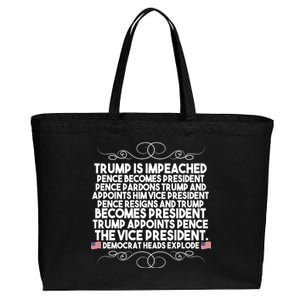 Perfection Pro Trump Impeached Cotton Canvas Jumbo Tote