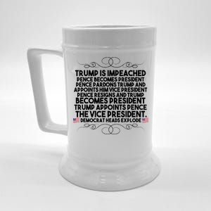 Perfection Pro Trump Impeached Beer Stein