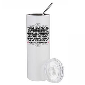 Perfection Pro Trump Impeached Stainless Steel Tumbler