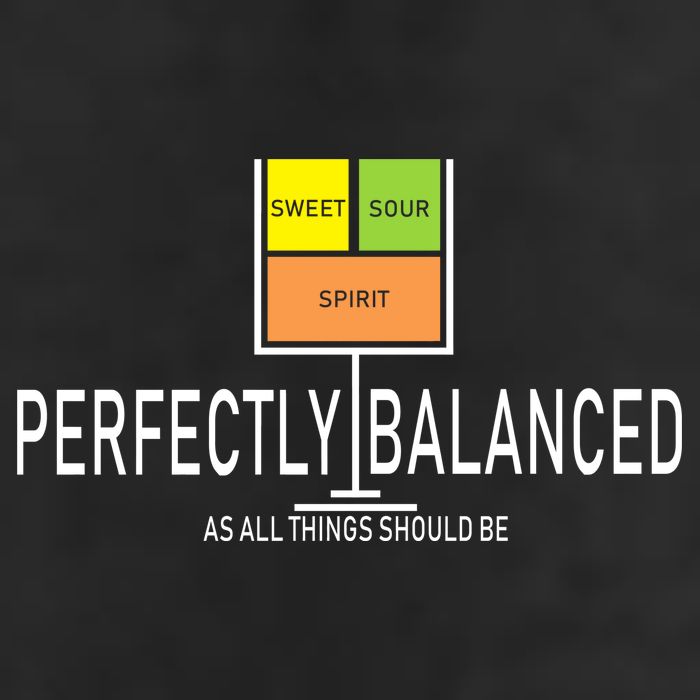 Perfectly Balanced Sweet Sour Spirit Cool Comfort Performance Bucket Hat