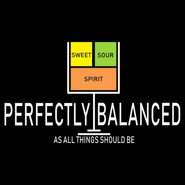 Perfectly Balanced Sweet Sour Spirit USA-Made Doggie Bandana
