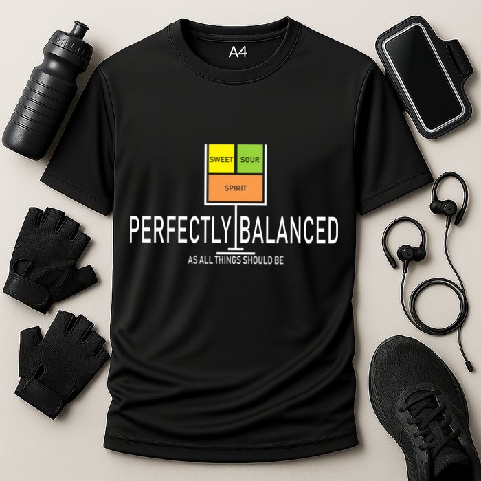 Perfectly Balanced Sweet Sour Spirit Cooling Performance Crew T-Shirt