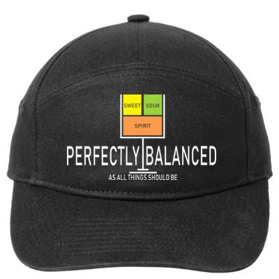 Perfectly Balanced Sweet Sour Spirit 7-Panel Snapback Hat