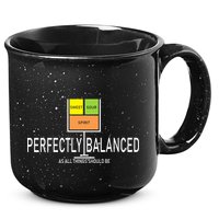 Perfectly Balanced Sweet Sour Spirit 15oz Campfire Ceramic Mug