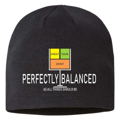 Perfectly Balanced Sweet Sour Spirit Sustainable Beanie