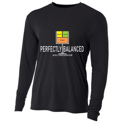 Perfectly Balanced Sweet Sour Spirit Cooling Performance Long Sleeve Crew