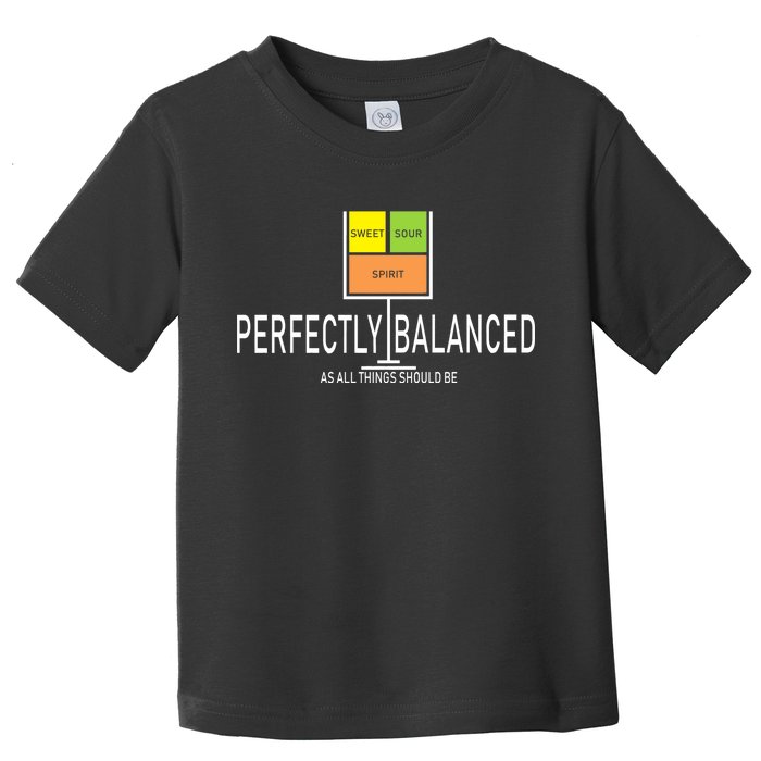 Perfectly Balanced Sweet Sour Spirit Toddler T-Shirt