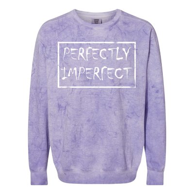 Perfectly Imperfect Colorblast Crewneck Sweatshirt